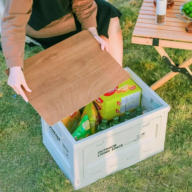 Camping storage box, trunk organizer