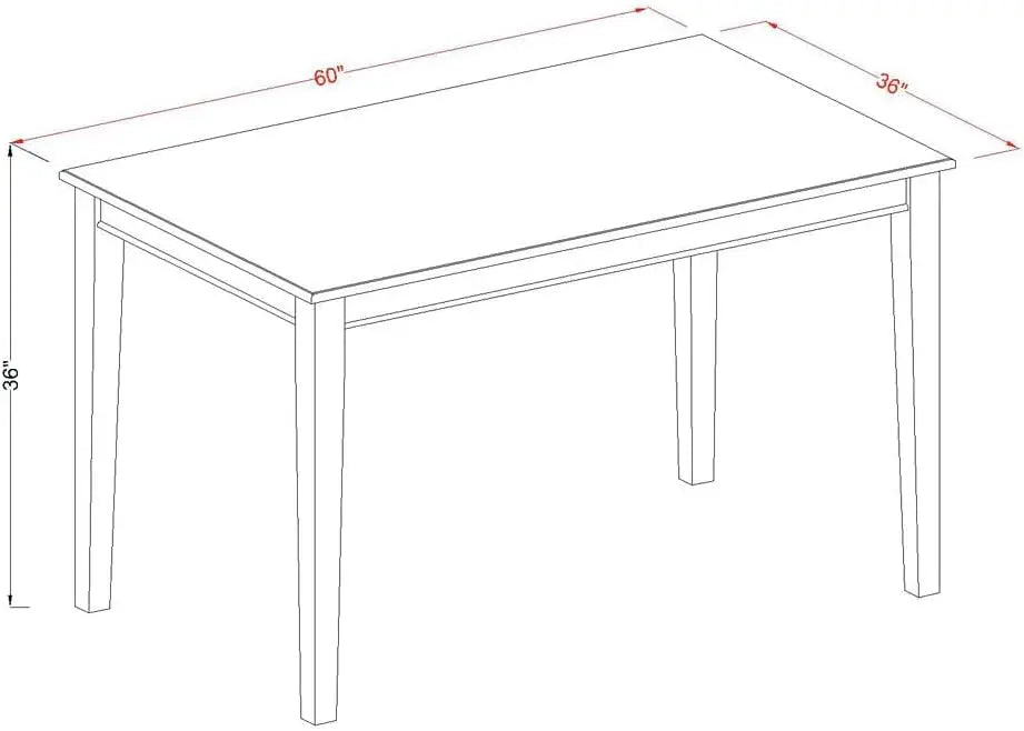 East West Furniture 7 Piece Counter Height Set