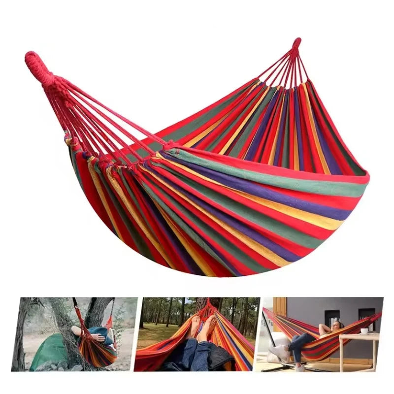 Thickened Outdoor Canvas Hammock