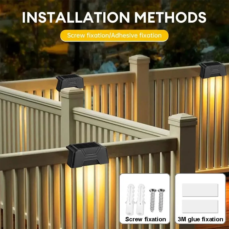 Decorative Lamp Wall Stairs Atmosphere Light for Fence Garden