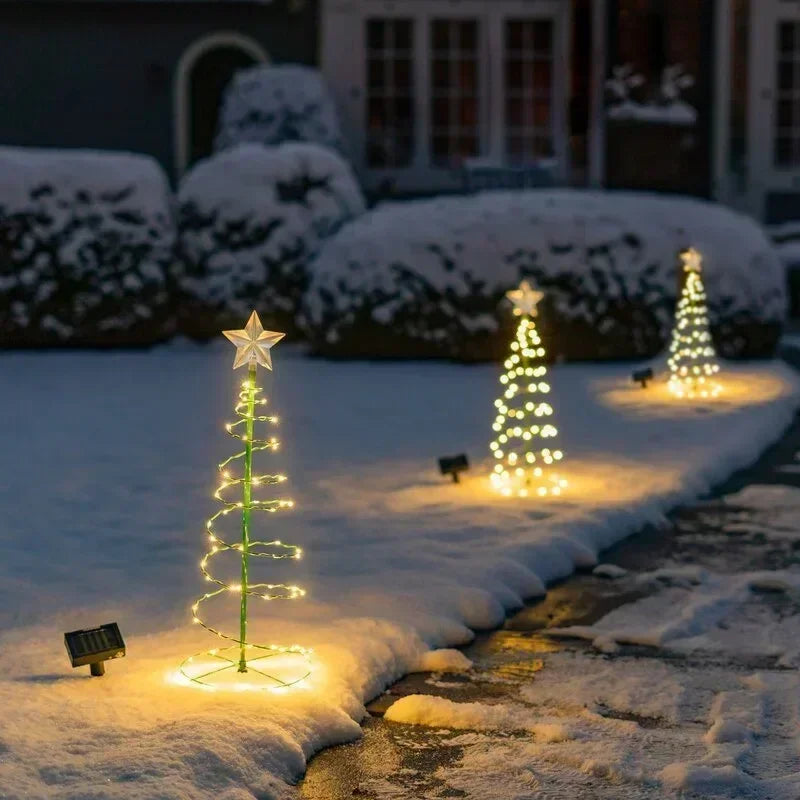 Outdoor Garden Solar Christmas Tree Light