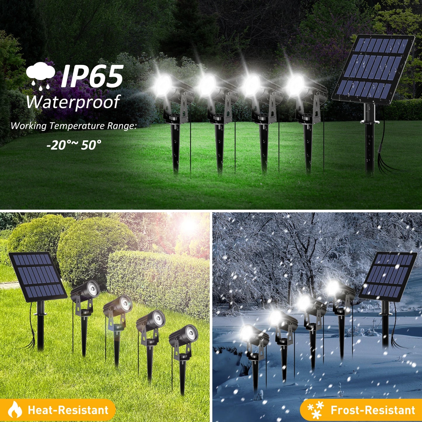 Solar Spotlight Wall Light