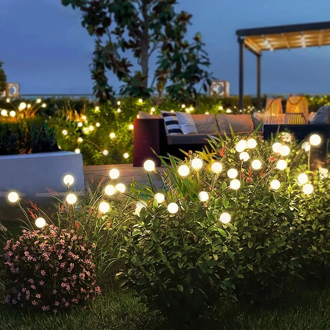 Powered Firefly Lights Outdoor Waterproof Vibrant Garden Lights