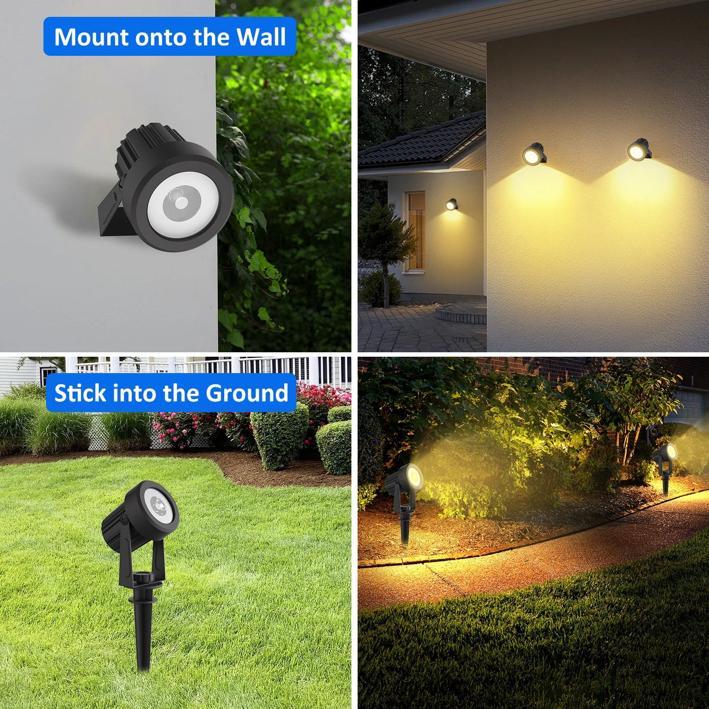 Solar Spotlight Wall Light